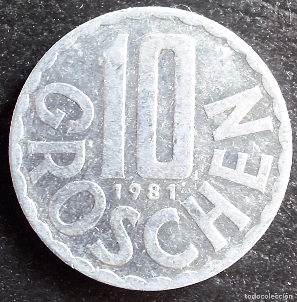 Monedas antiguas de Europa: 10 Groschen 1981 - Austria - Foto 1