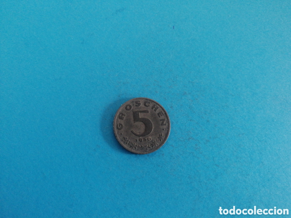 Monedas antiguas de Europa: 5 Groschen De Austria 1950 - Foto 1