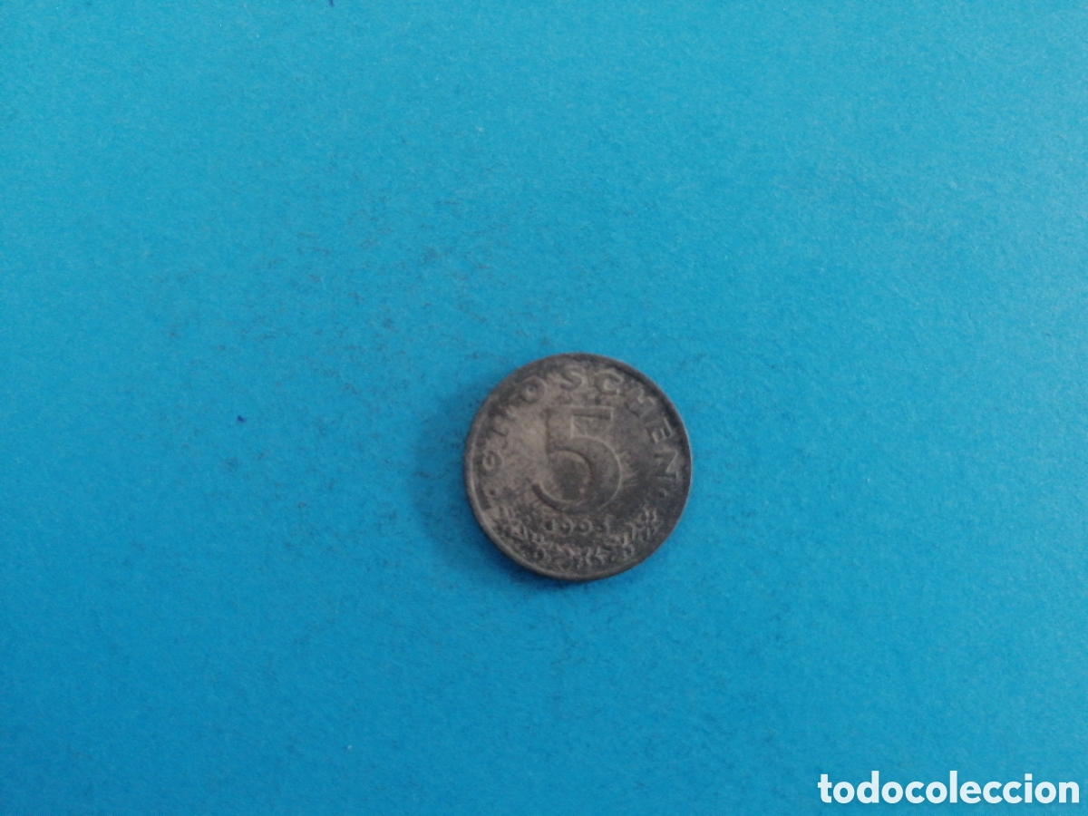 Monedas antiguas de Europa: 5 groschen de Austria 1963 - Foto 1