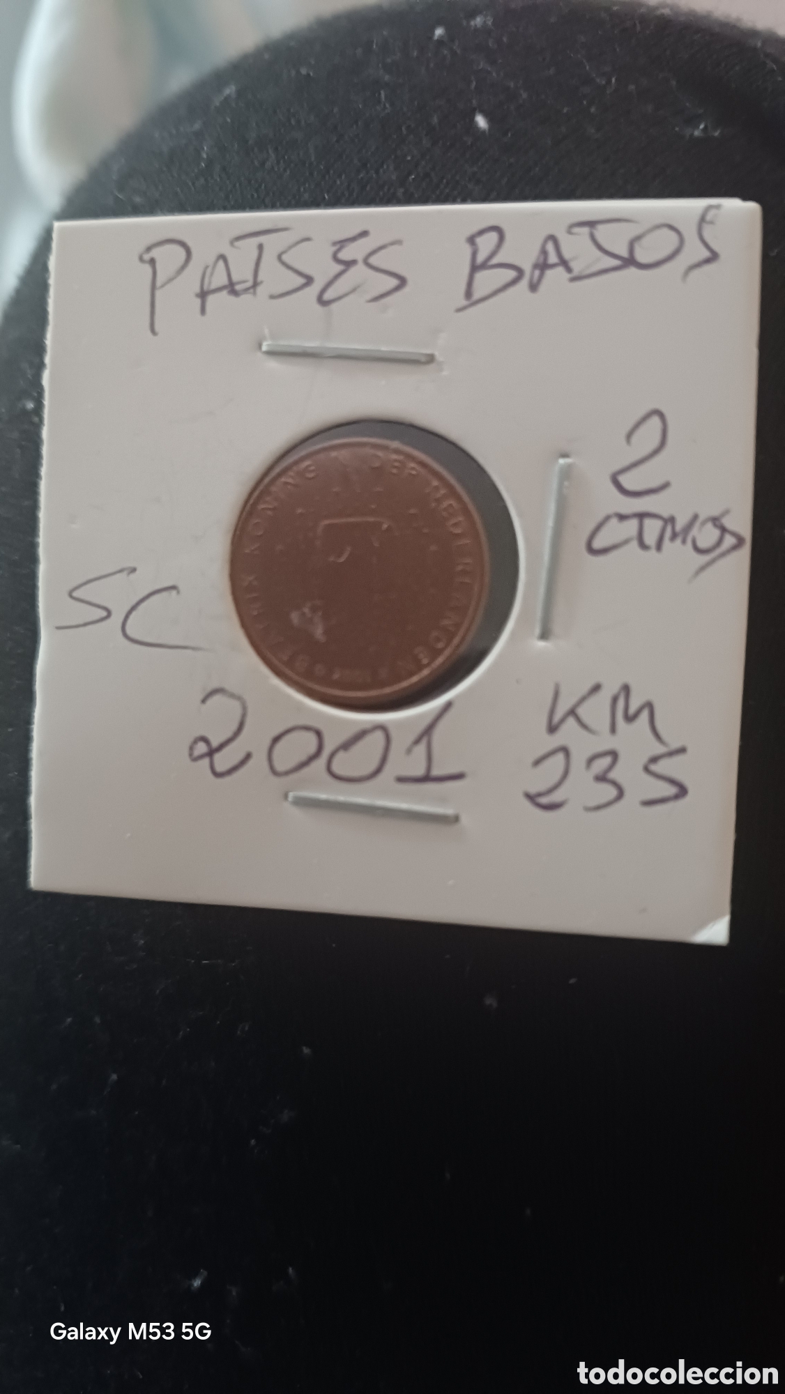 Monedas antiguas de Europa: Moneda 2001 Paises bajos 2ctms/&euro; - Foto 1