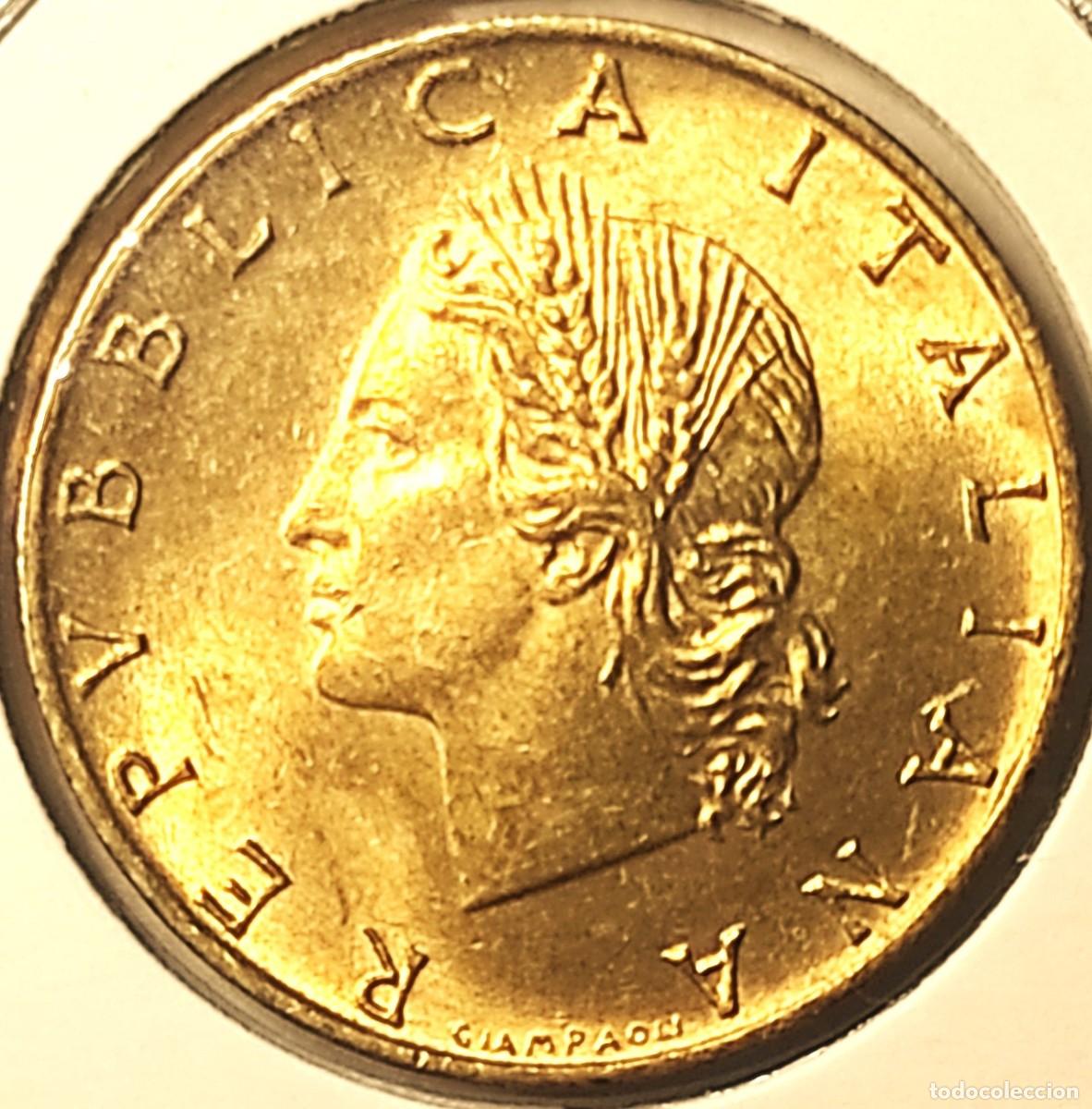 Monete antiche di Europa: ITALIA (1946-2001) - 20 LIRAS 1989 R - A - 3,60 GR. ALUMINIO-BRONCE - DIAMETRO 21,25 mm - KM#97 - MB