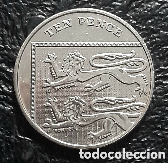 Monedas antiguas de Europa: MONEDA PROOF TEN PENCE 2014. - Foto 2