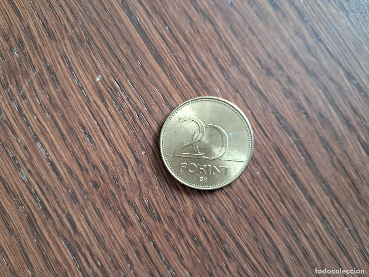 Monedas antiguas de Europa: moneda de Hungria, 20 forint, a&ntilde;o 1993 - Foto 2