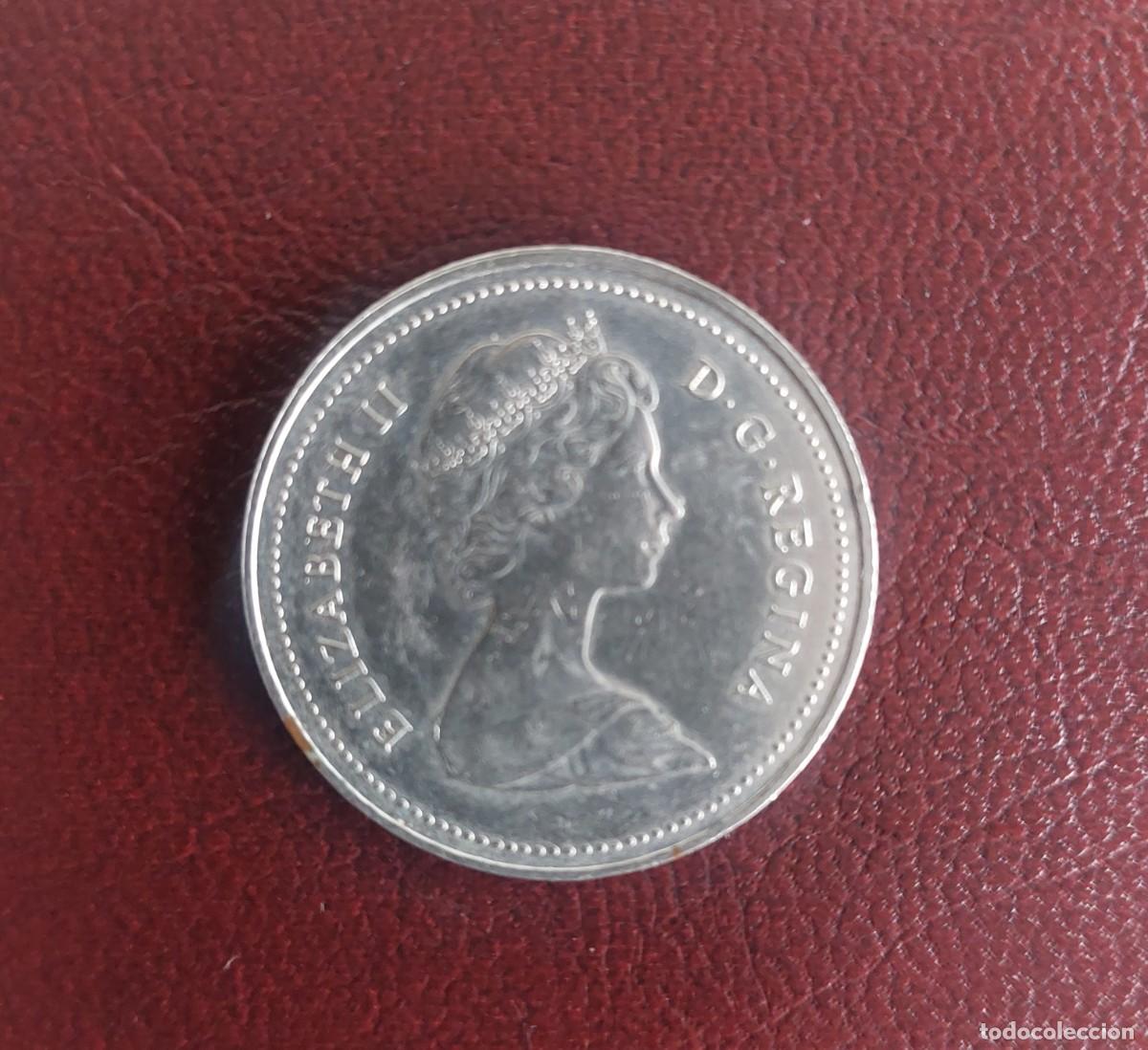 Monedas antiguas de Europa: Moneda dolar canadiense - Foto 1