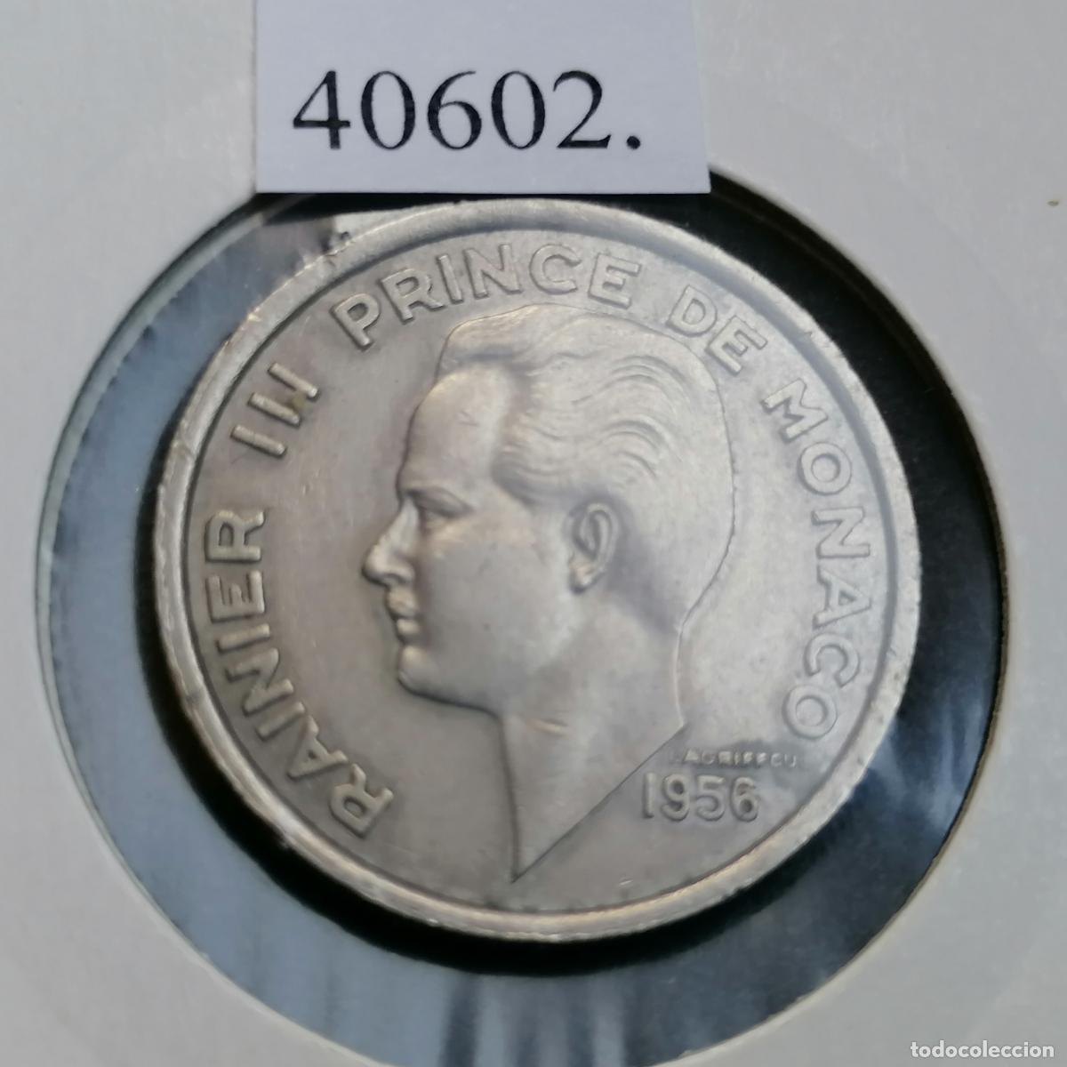 Monedas antiguas de Europa: Monaco 100 francos 1956 - Foto 2