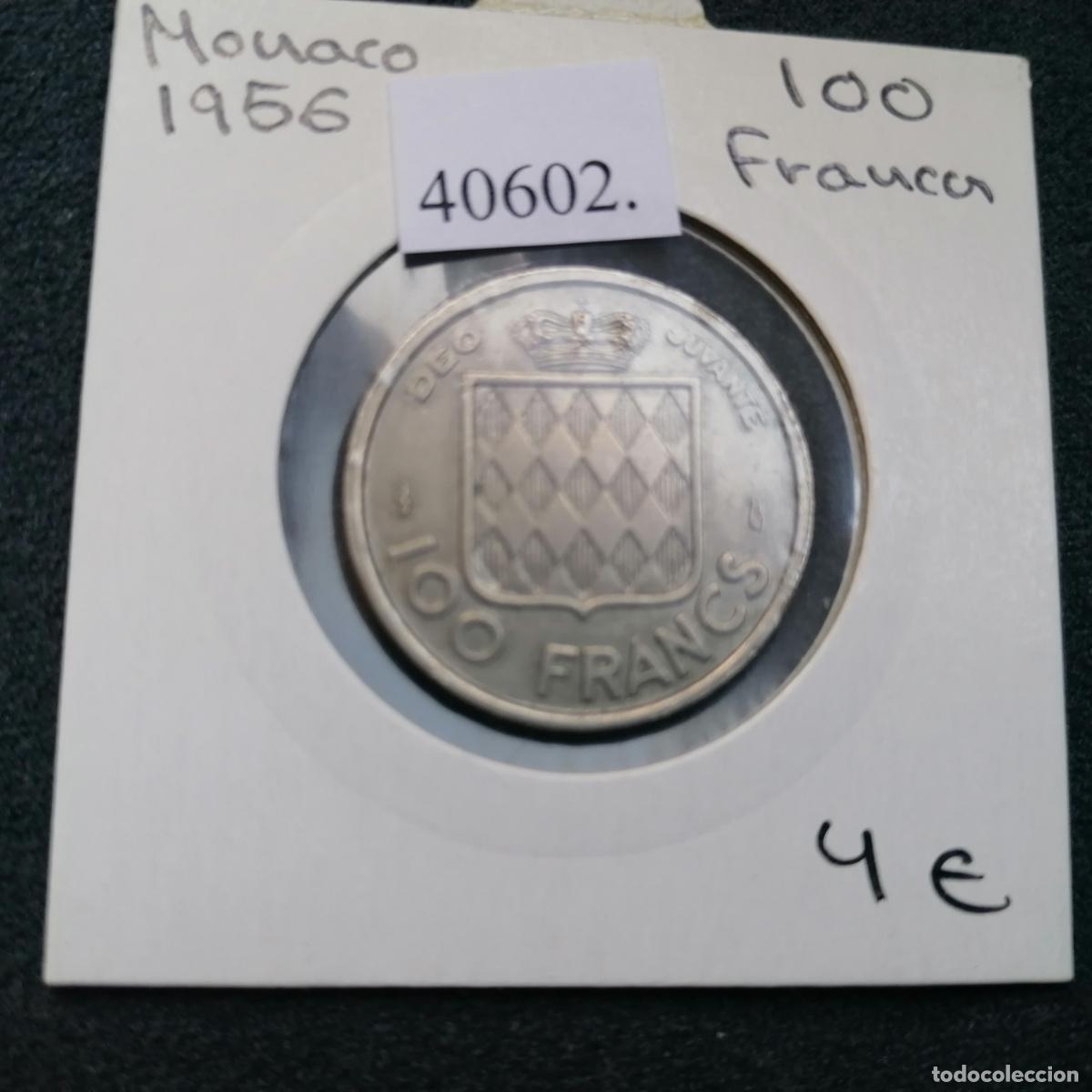 Monedas antiguas de Europa: Monaco 100 francos 1956 - Foto 1
