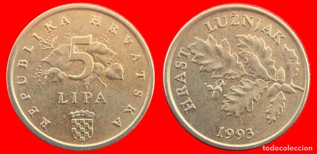 Old Coins of Europe: 5 LIPA 1993 CROACIA-117959