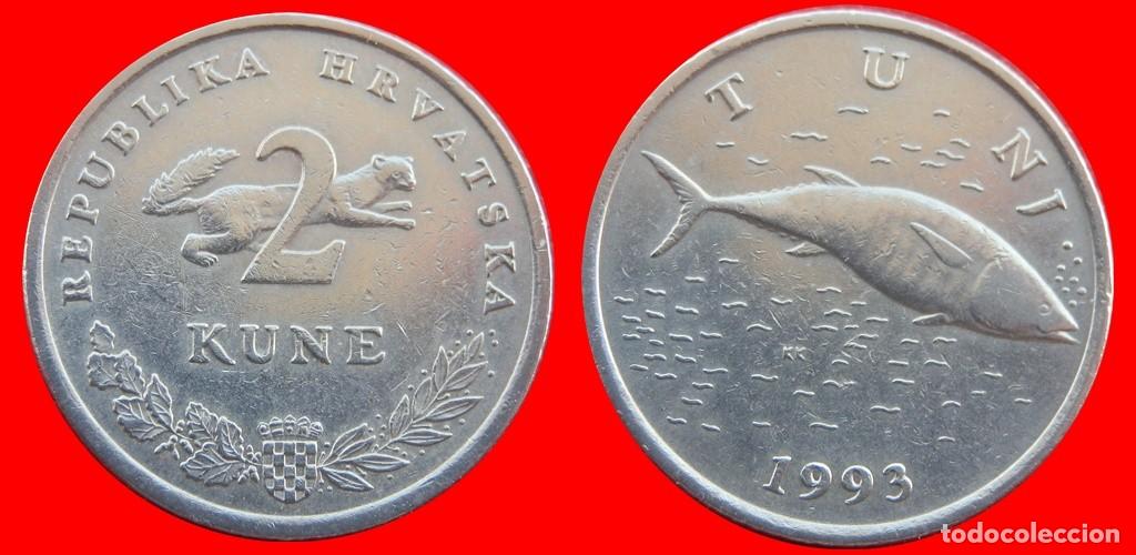 Old Coins of Europe: 2 KUNA KUNE 1993 CROACIA-117983