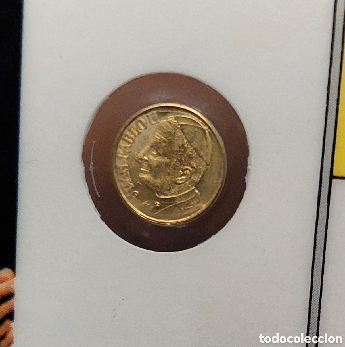 Old Coins of Europe: moneda de oro conmemorativa Juan Pablo II en tarjeta plastificada