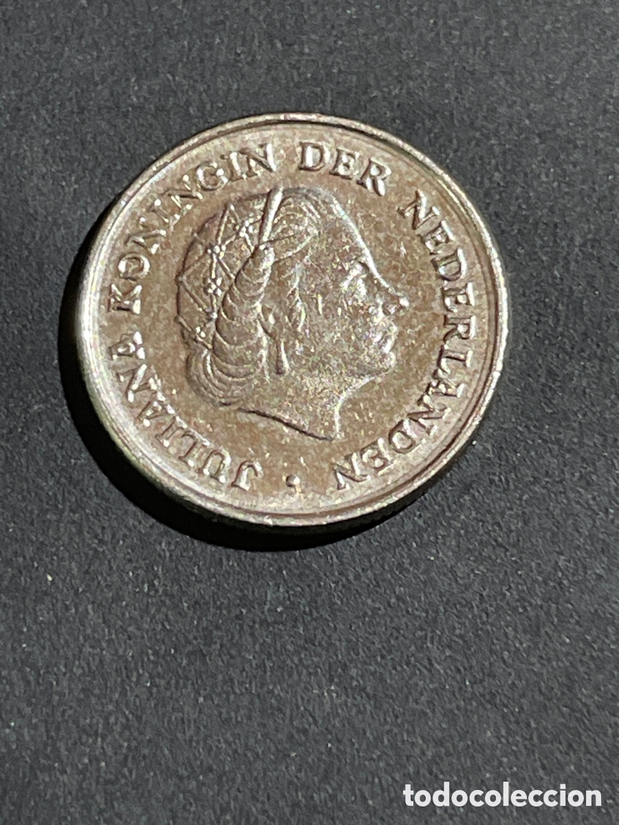Monedas antiguas de Europa: Holanda 10 cent a&ntilde;o 1980 - Foto 1