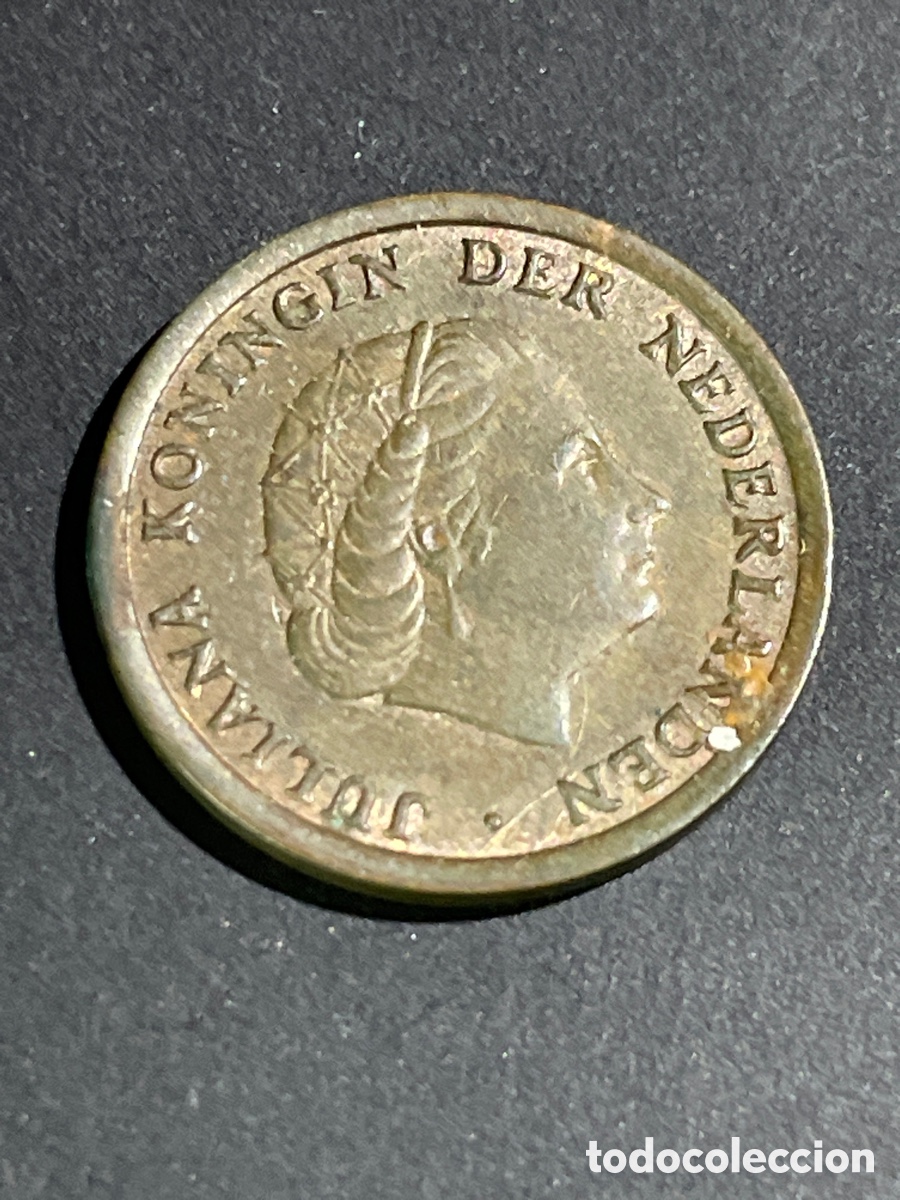 Monedas antiguas de Europa: Holanda 1 cent a&ntilde;o 1968 - Foto 1