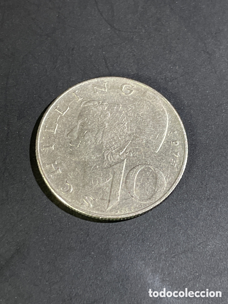 Monedas antiguas de Europa: Moneda Austria 10 silling - Foto 1