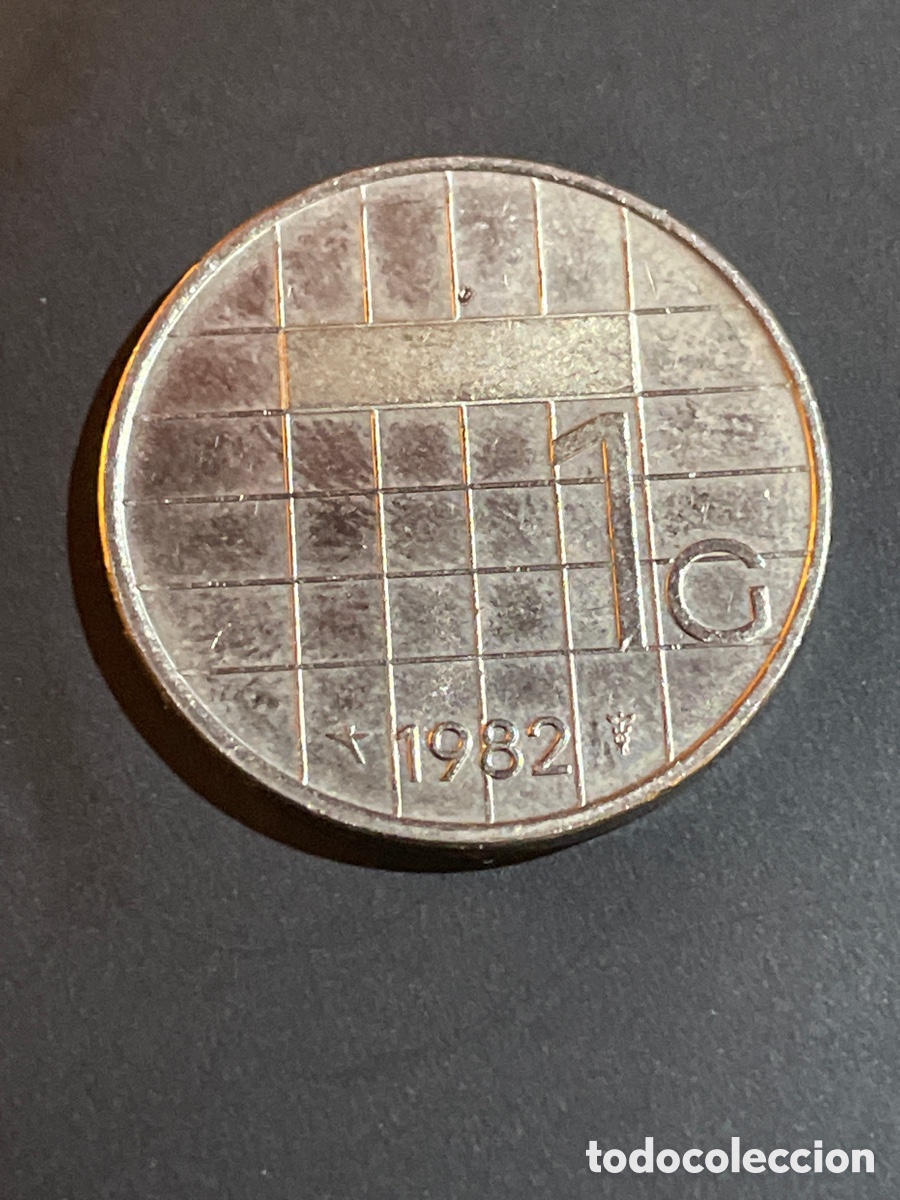 Monedas antiguas de Europa: Moneda Holanda 1 gulden - Foto 2