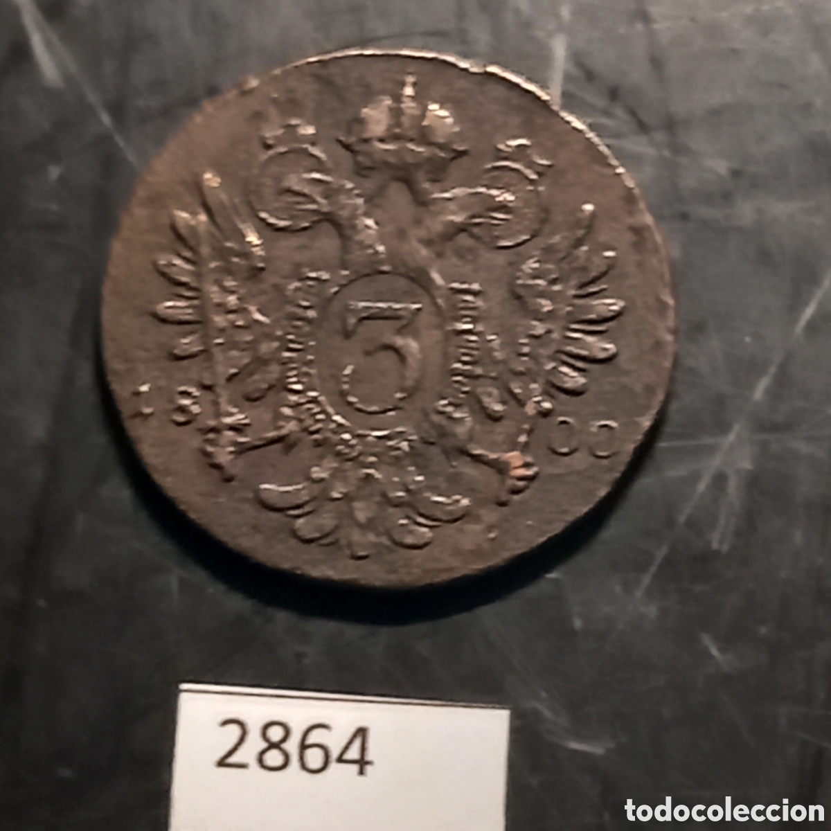Monedas antiguas de Europa: Austria 3 kreuzer 1800 - Foto 2