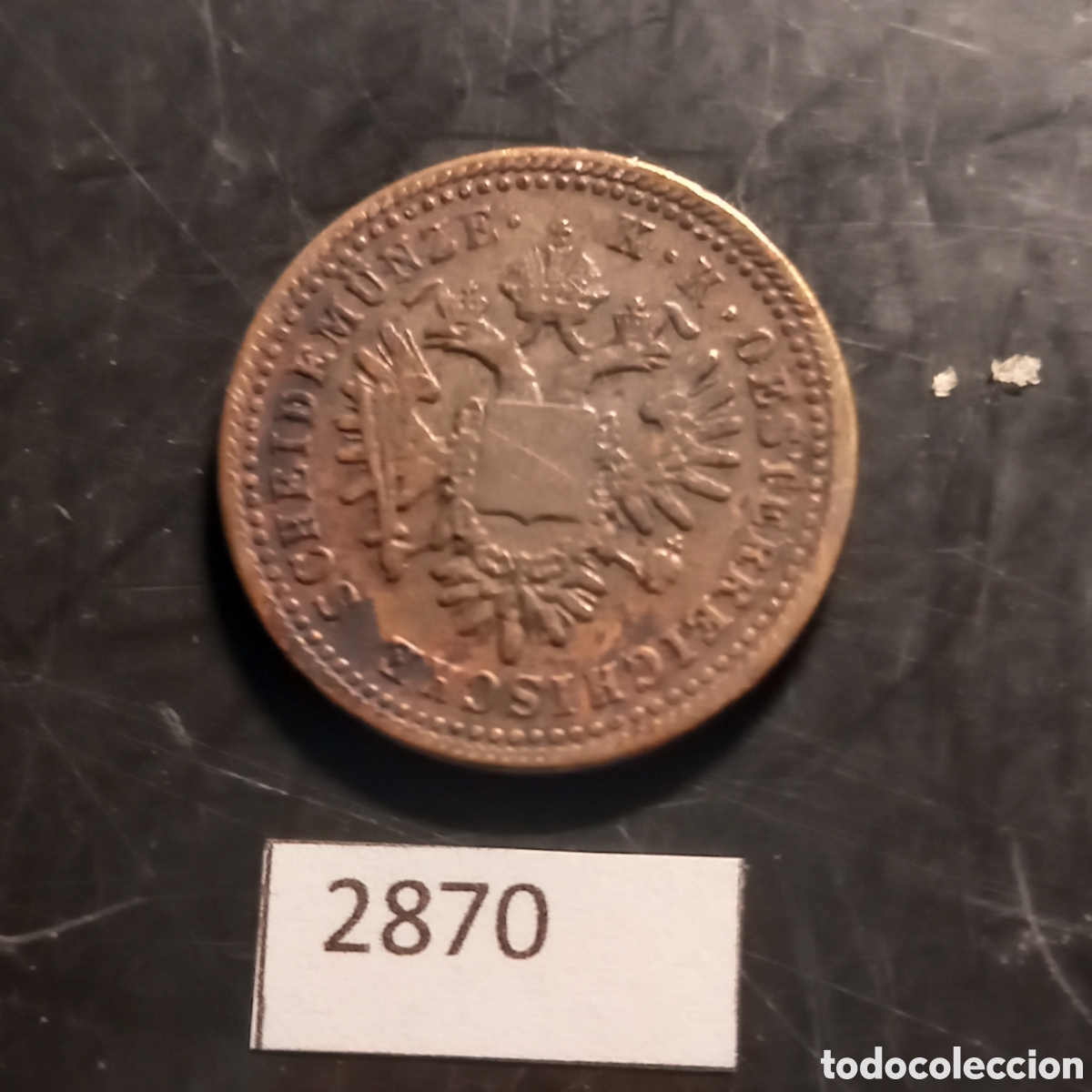 Monedas antiguas de Europa: Austria 1 kreuzer 1851 B - Foto 1