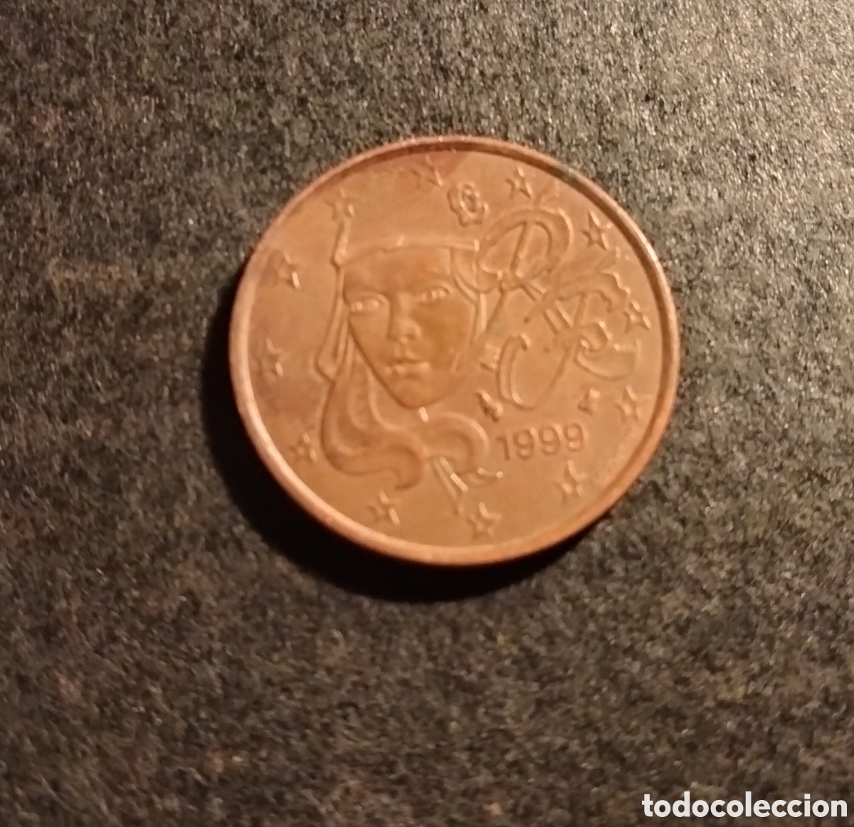 Monedas antiguas de Europa: MONEDA 5 C&Eacute;NTIMOS EURO 1999 - Foto 2