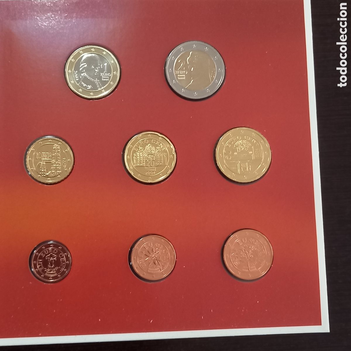 Monedas antiguas de Europa: Austria monedas en cartera 2004 - Foto 2