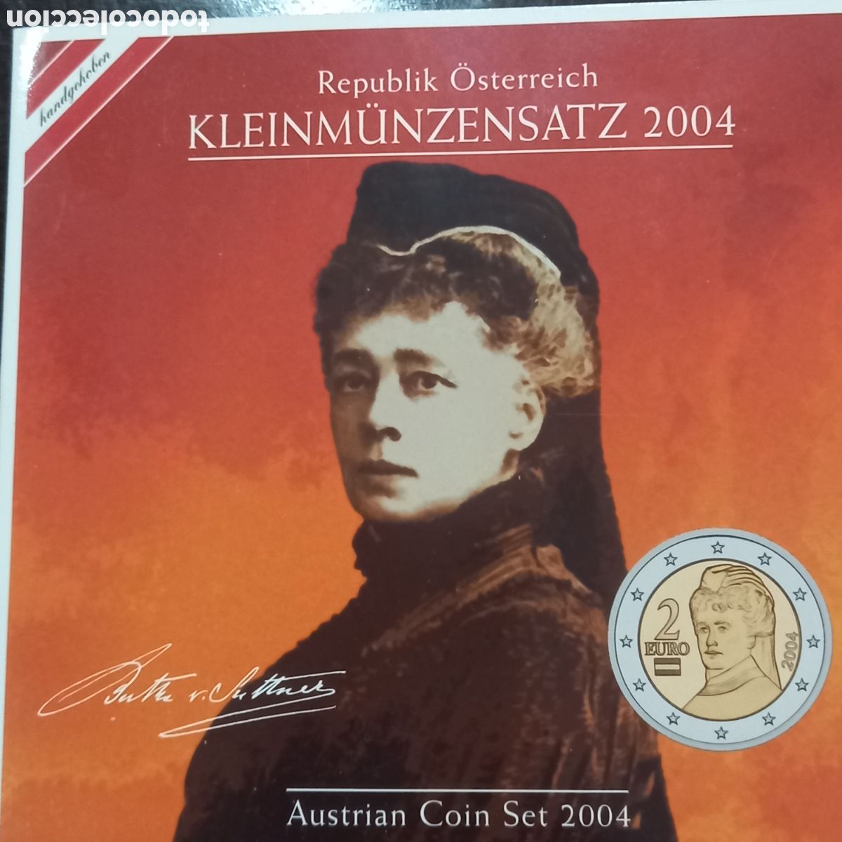 Monedas antiguas de Europa: Austria monedas en cartera 2004 - Foto 1
