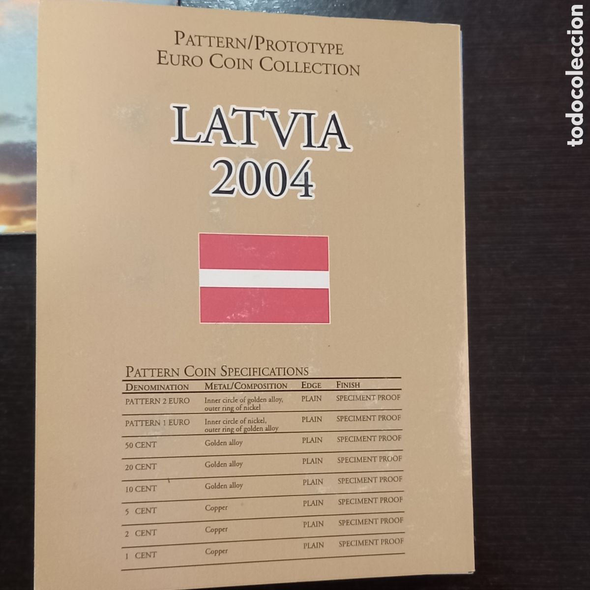 Monedas antiguas de Europa: Letonia prototipo euros 2004 - Foto 5