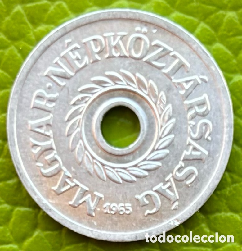 Monedas antiguas de Europa: HUNGR&Iacute;A. REP&Uacute;BLICA POPULAR. 2 FILLER. 1965.
