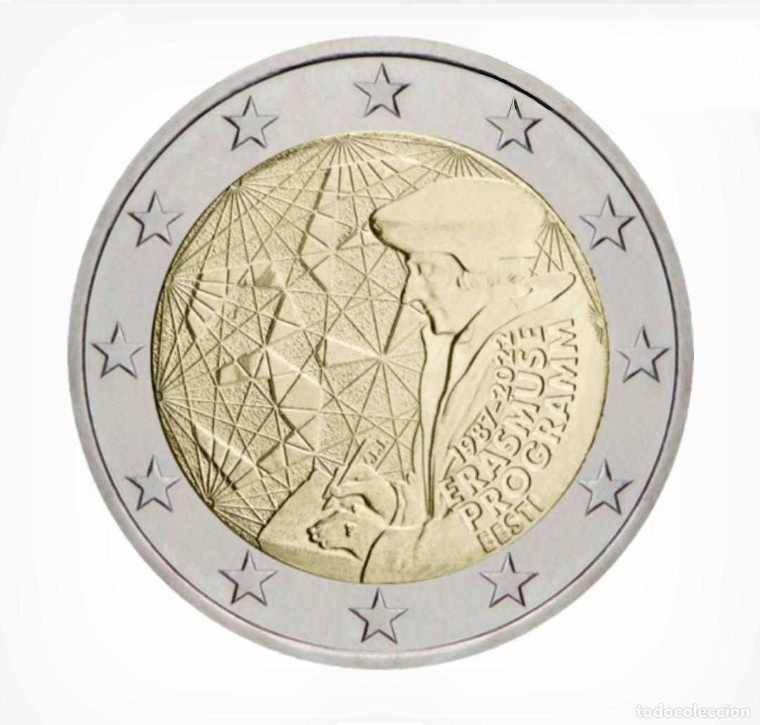 Monedas antiguas de Europa: 2&euro; Est&oacute;nia 2022 - Erasmus - Foto 1