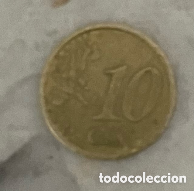Monedas antiguas de Europa: Moneda 10 cent Francia 2002 - Foto 2