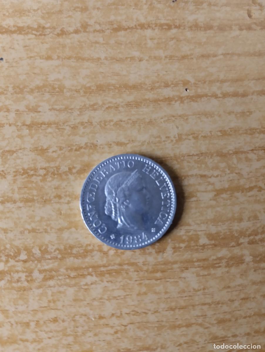 Monedas antiguas de Europa: moneda de 10 francos suizos de 1984 confederacion helvetica