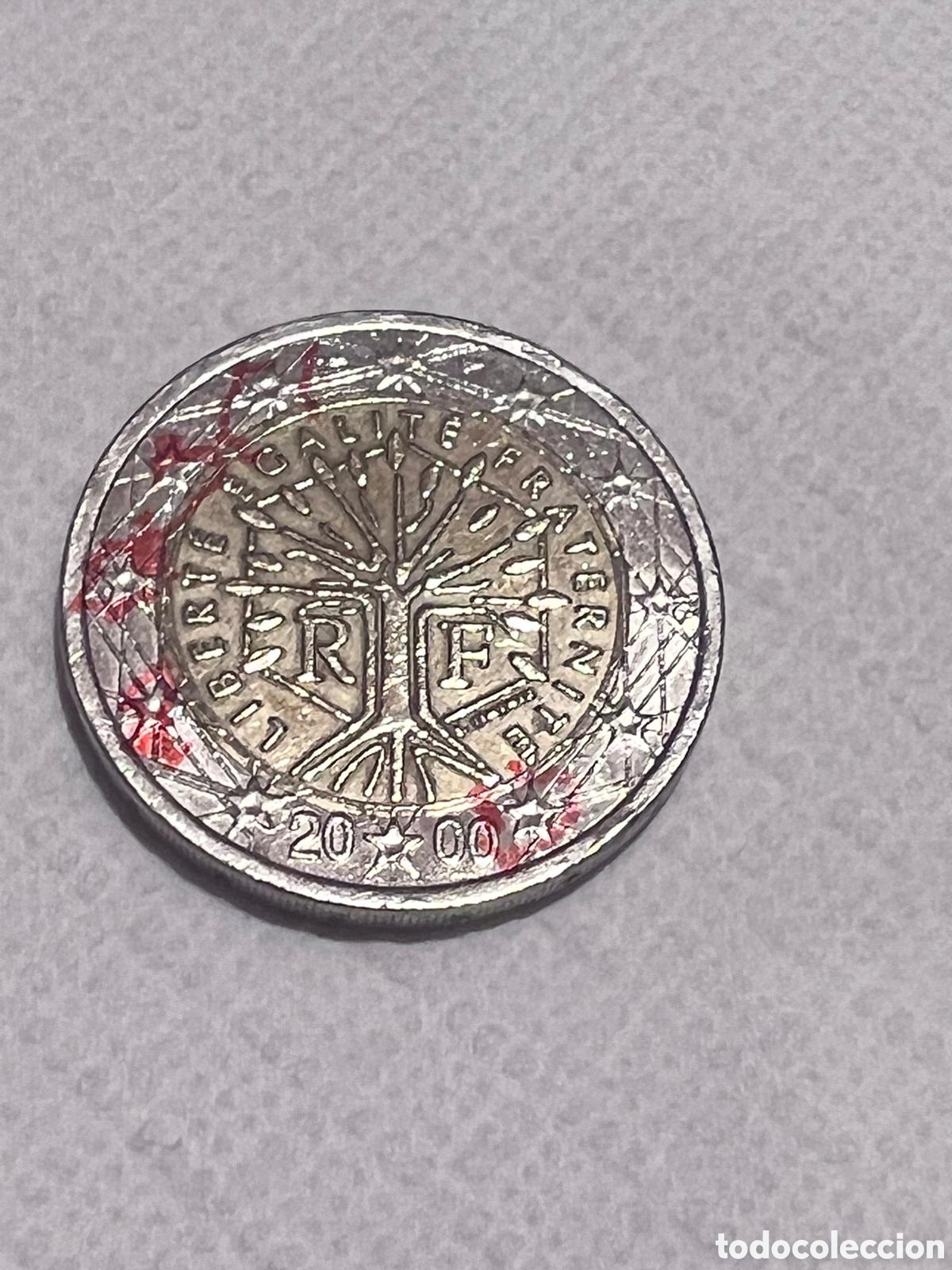 Monedas antiguas de Europa: Moneda de 2&euro; Francia 2000 - Foto 1
