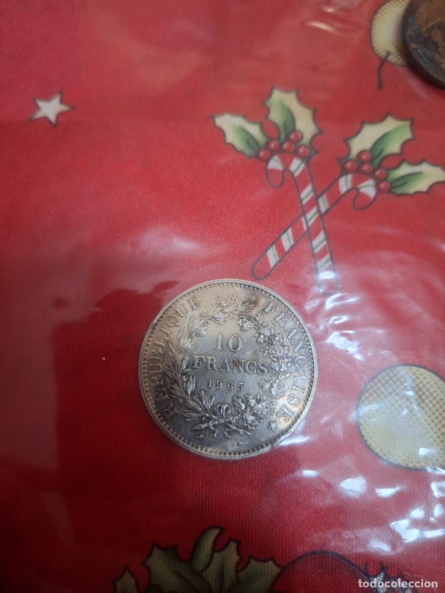 Monedas antiguas de Europa: Moneda francesa 10 francs - Foto 1