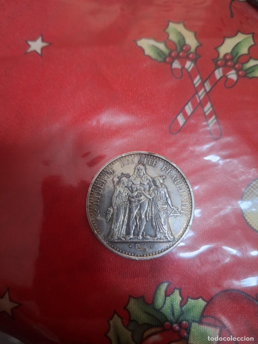 Monedas antiguas de Europa: Moneda francesa 10 francs - Foto 2