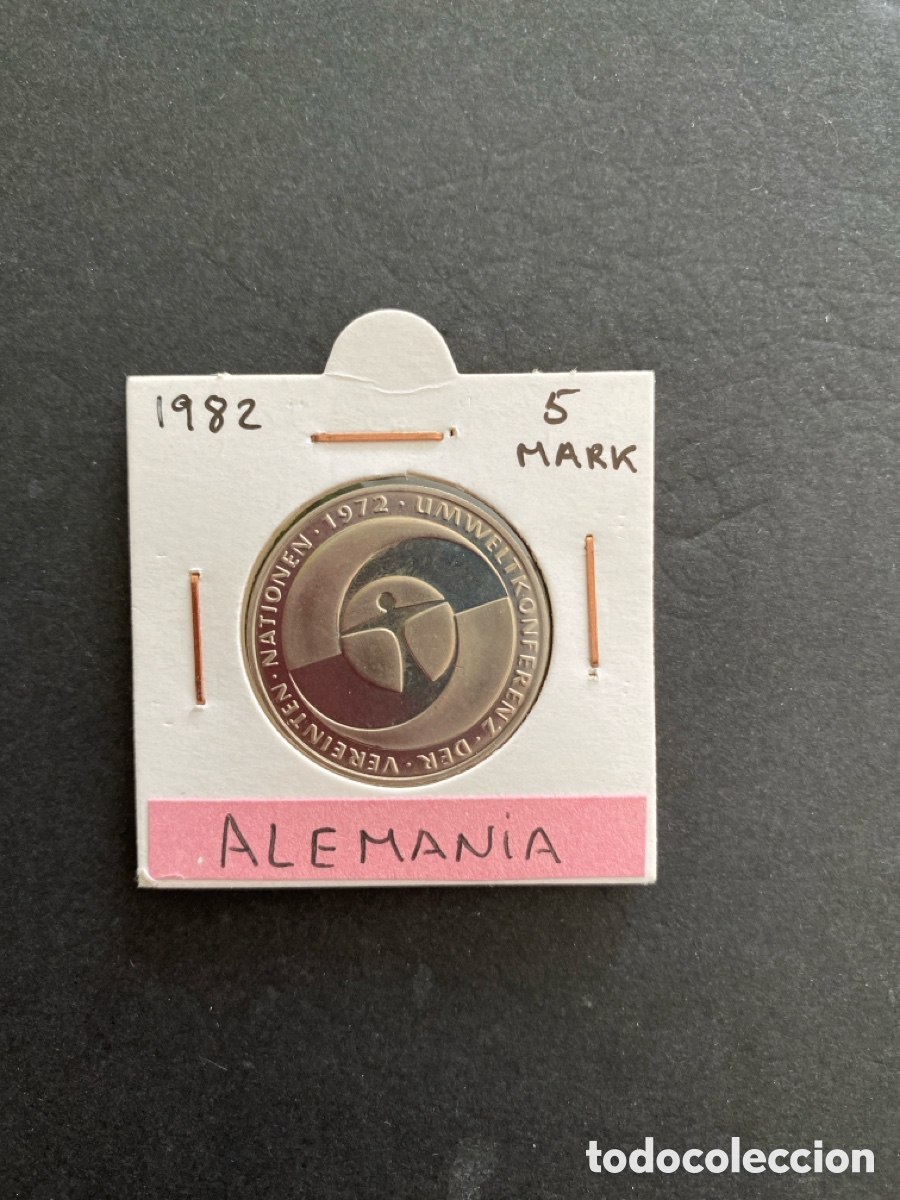 Monedas antiguas de Europa: Moneda de Alemania 5 mark - Foto 1