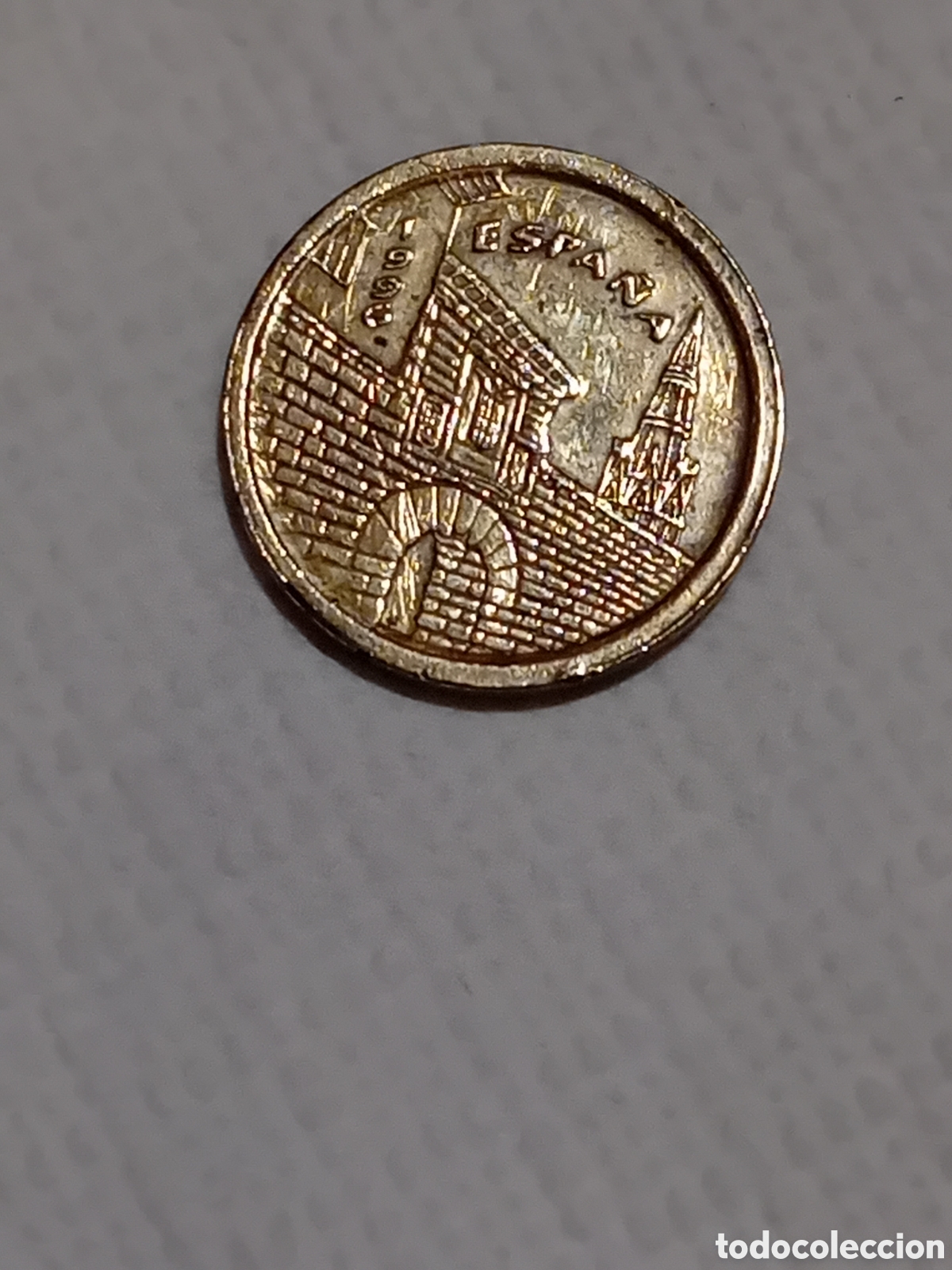 Monedas antiguas de Europa: Moneda de espa&ntilde;a 5 pesetas de 1996. - Foto 2