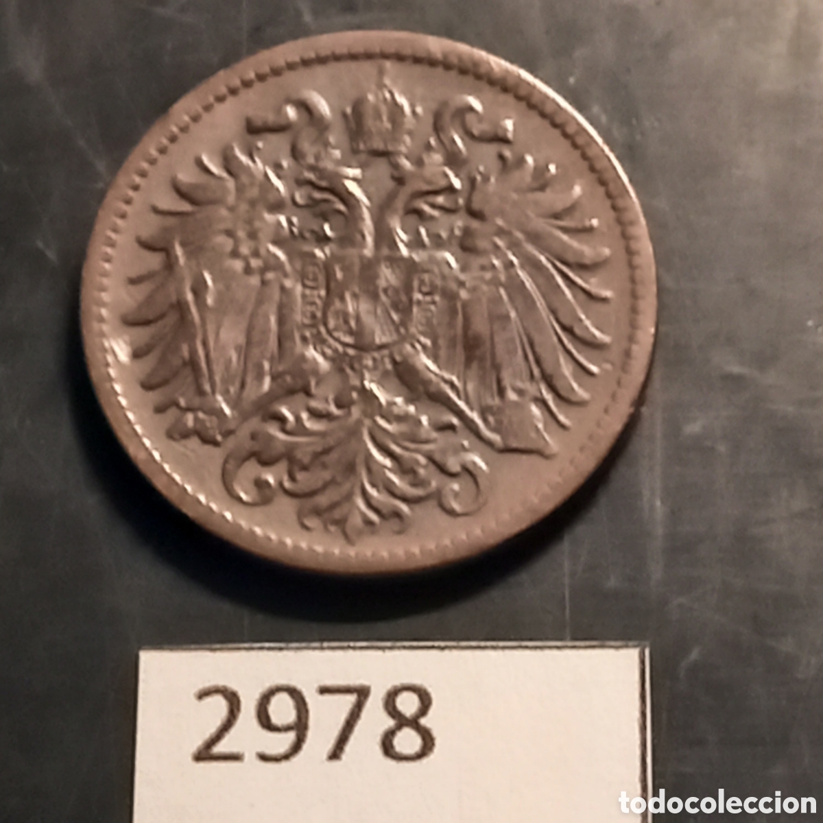 Monedas antiguas de Europa: Austria 2 heller 1896 - Foto 1