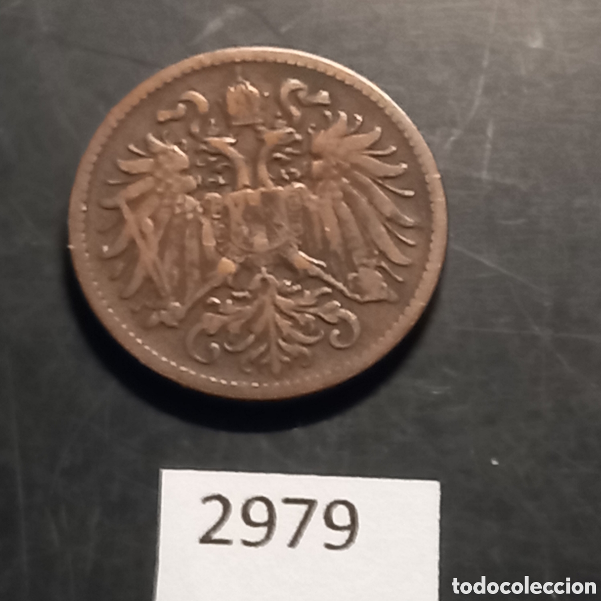 Monedas antiguas de Europa: Austria 2 heller 1897 - Foto 1