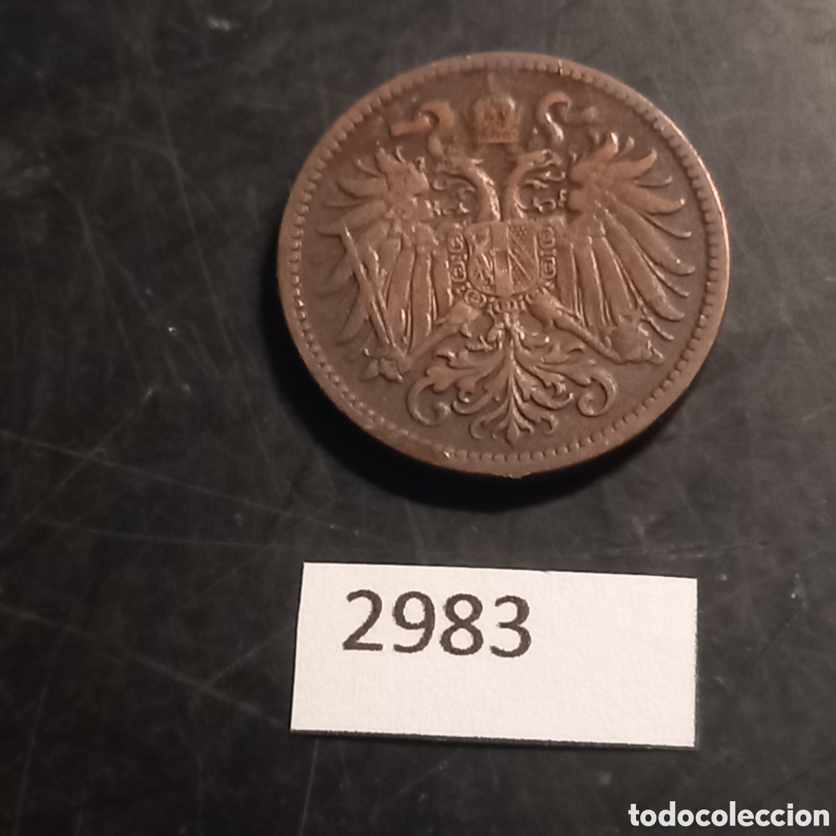 Monedas antiguas de Europa: Austria 2 heller 1911 - Foto 1