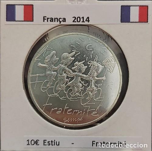 Monedas antiguas de Europa: 10 euros Francia 2014 Coleccion Estaciones Semp&egrave; (12 monedas) Plata