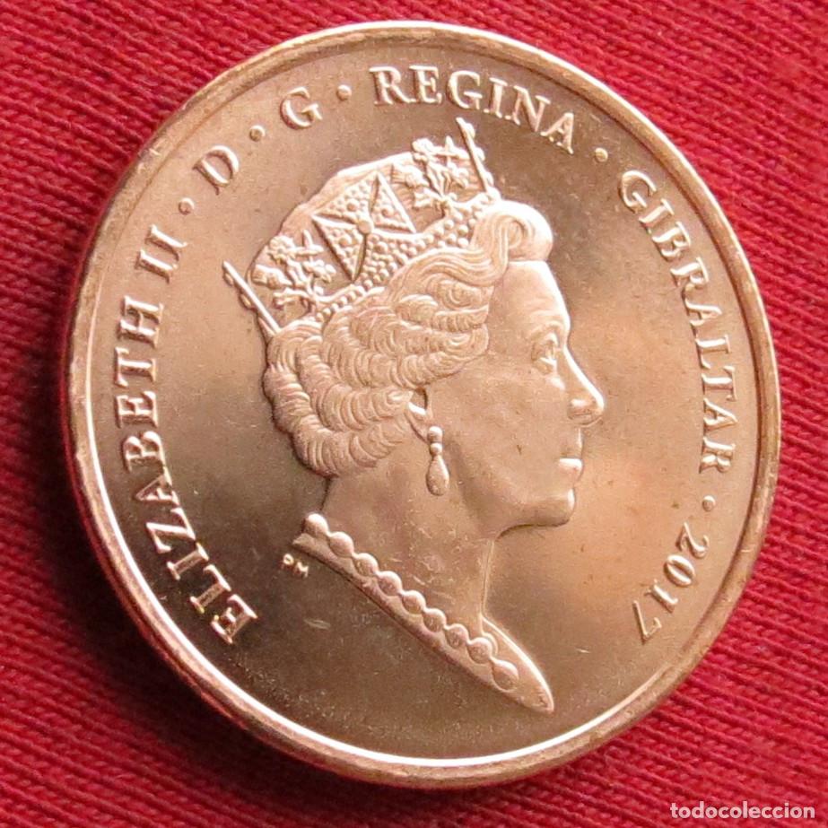 Monedas antiguas de Europa: GIBRALTAR 2 pence 2017 unc - Foto 2