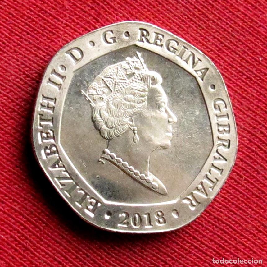 Monedas antiguas de Europa: GIBRALTAR 20 pence 2018 unc - Foto 2