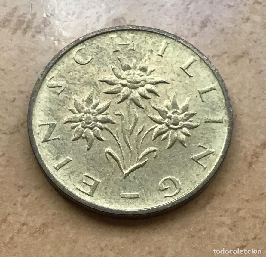 Monedas antiguas de Europa: 1 chel&iacute;n de Austria. A&ntilde;o 1991 - Foto 2