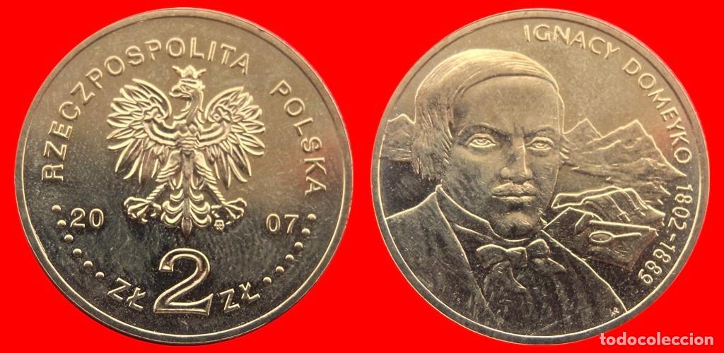 Old Coins of Europe: 2 ZLOTE ZLOTY 2007 DOMEYKO SIN CIRCULAR POLONIA-7031SC