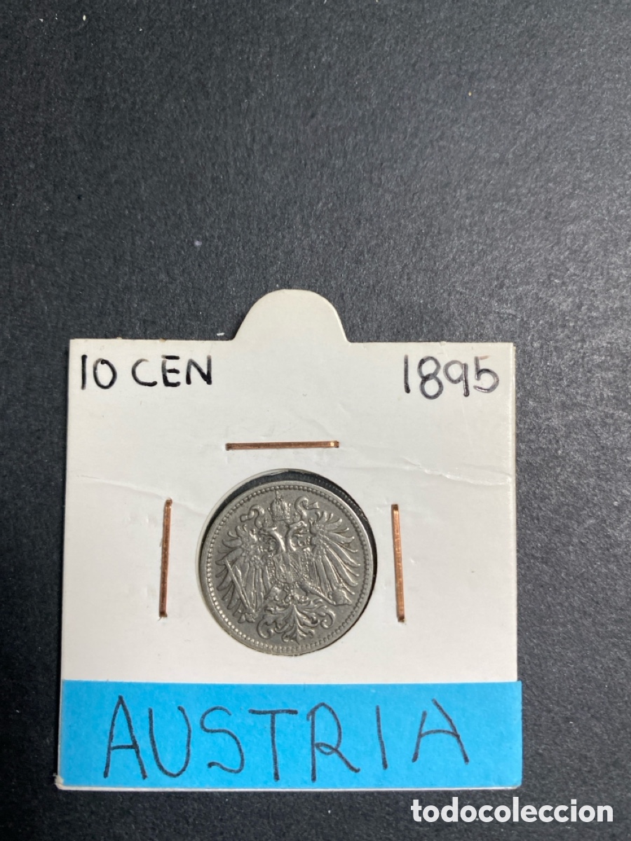 Monedas antiguas de Europa: Moneda de Austria 10 cen - Foto 1