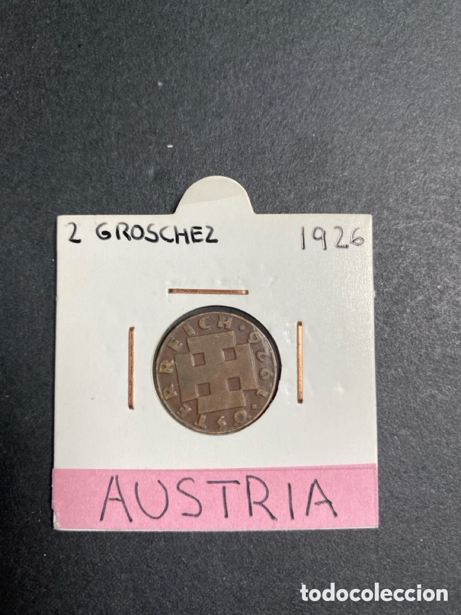 Monedas antiguas de Europa: Moneda de Austria 2 groschez - Foto 1