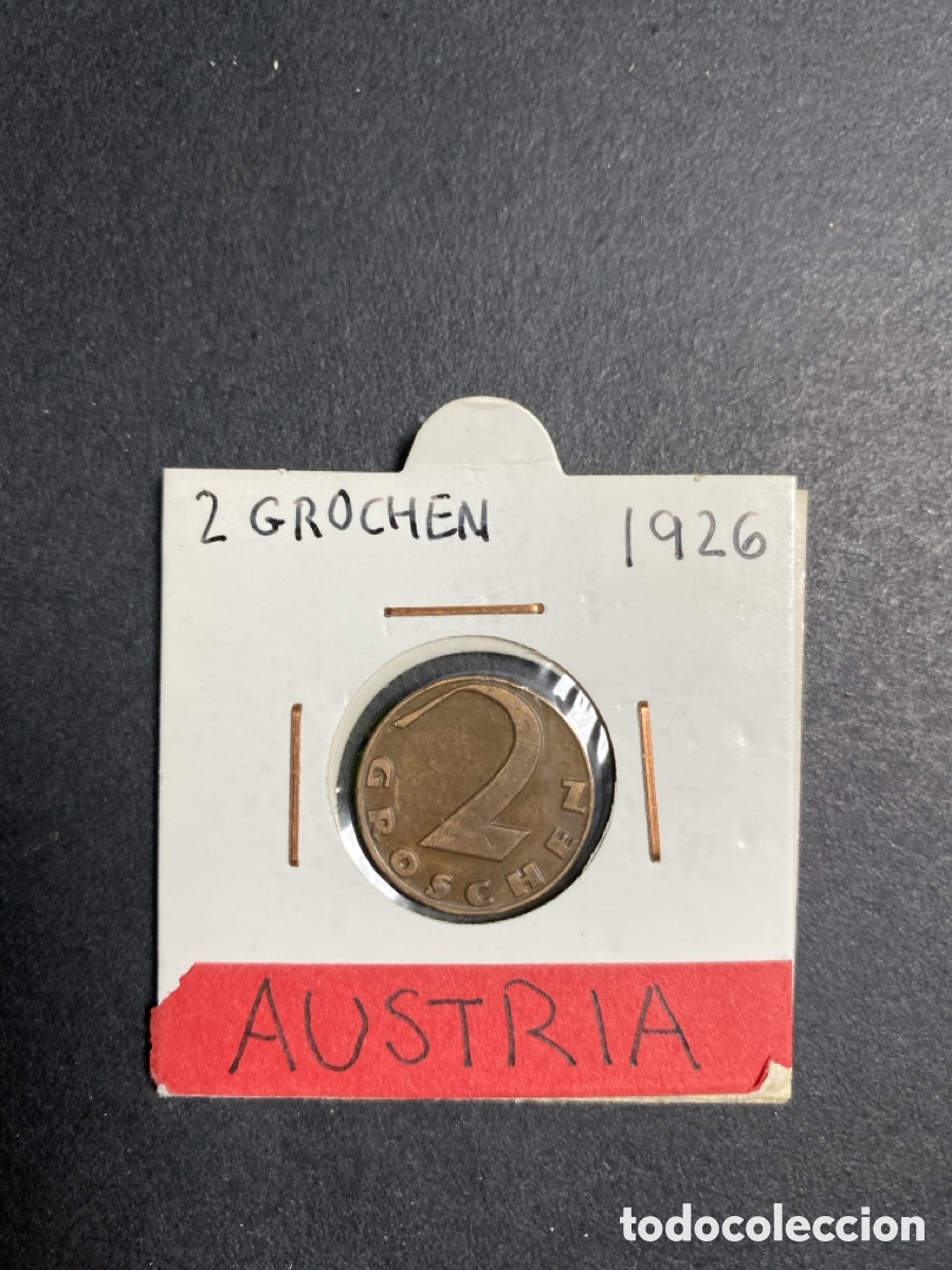 Monedas antiguas de Europa: Moneda de Austria 2 groschez - Foto 1