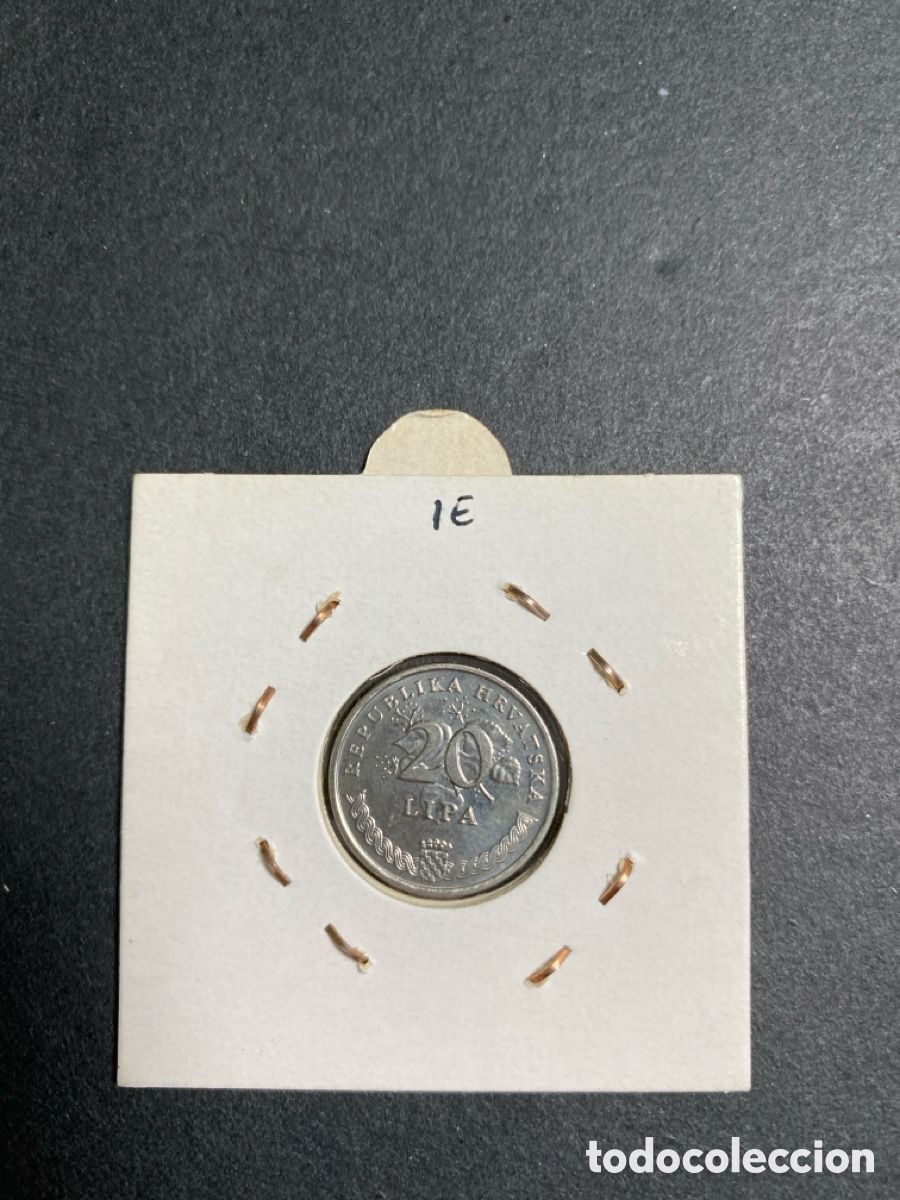 Monedas antiguas de Europa: Moneda de Croacia 20 lipa - Foto 2