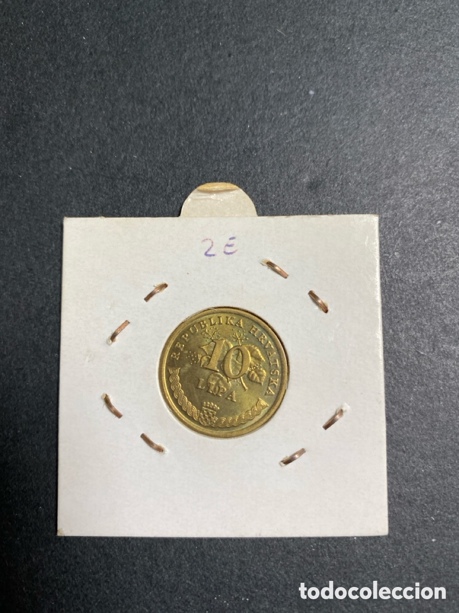 Monedas antiguas de Europa: Moneda de Croacia 10 lipa - Foto 2