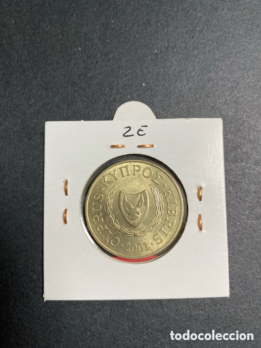 Monedas antiguas de Europa: Moneda de Chipre 20 cents - Foto 2