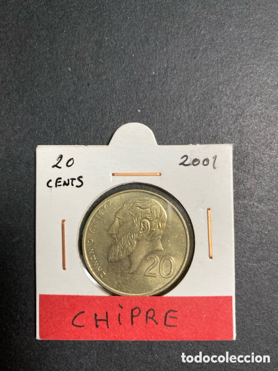 Monedas antiguas de Europa: Moneda de Chipre 20 cents - Foto 1