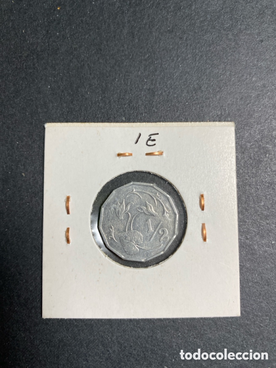 Monedas antiguas de Europa: Moneda de Chipre 1/2 cent - Foto 2