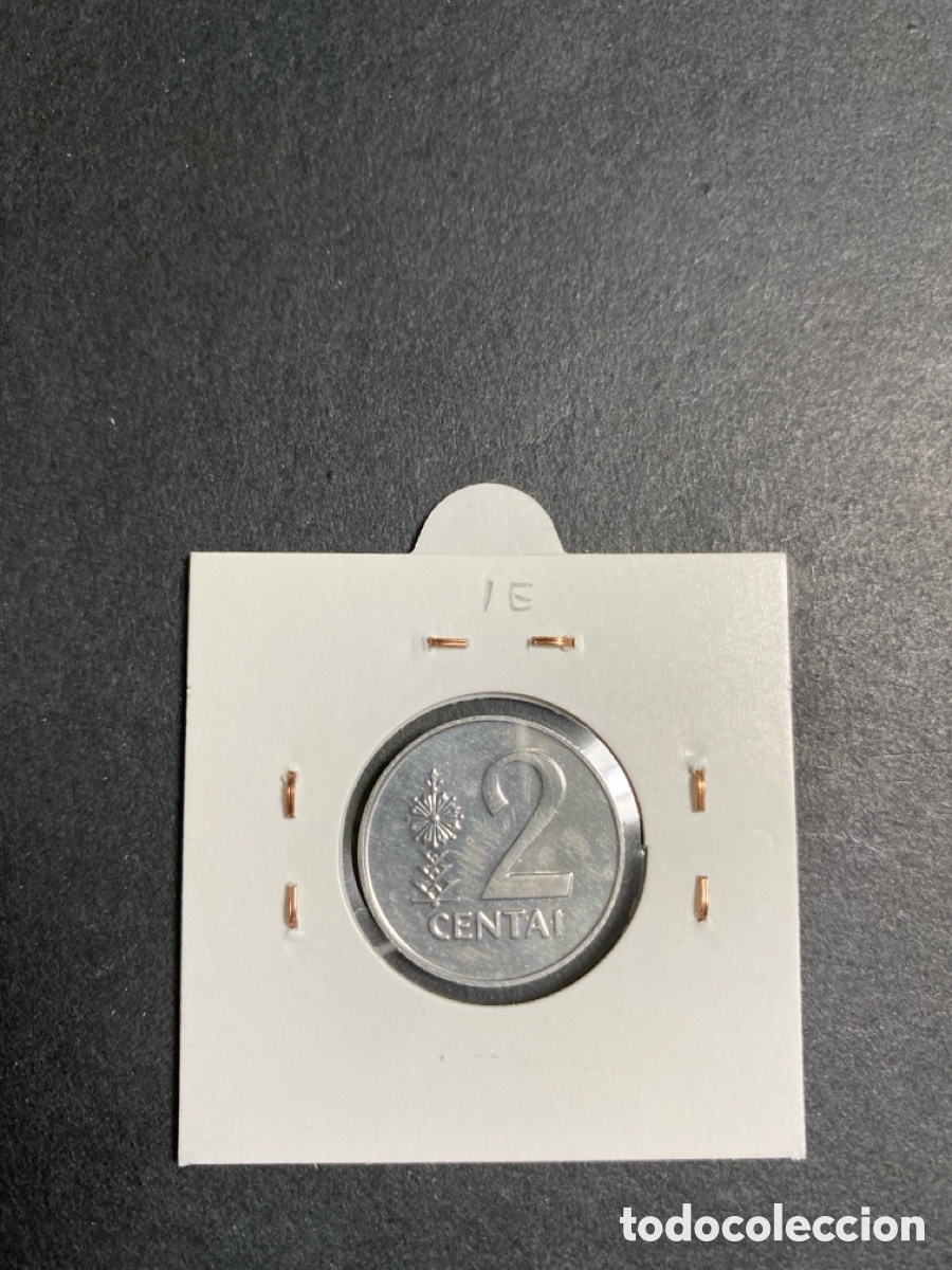 Monedas antiguas de Europa: Moneda de Lituania 2 centai - Foto 2