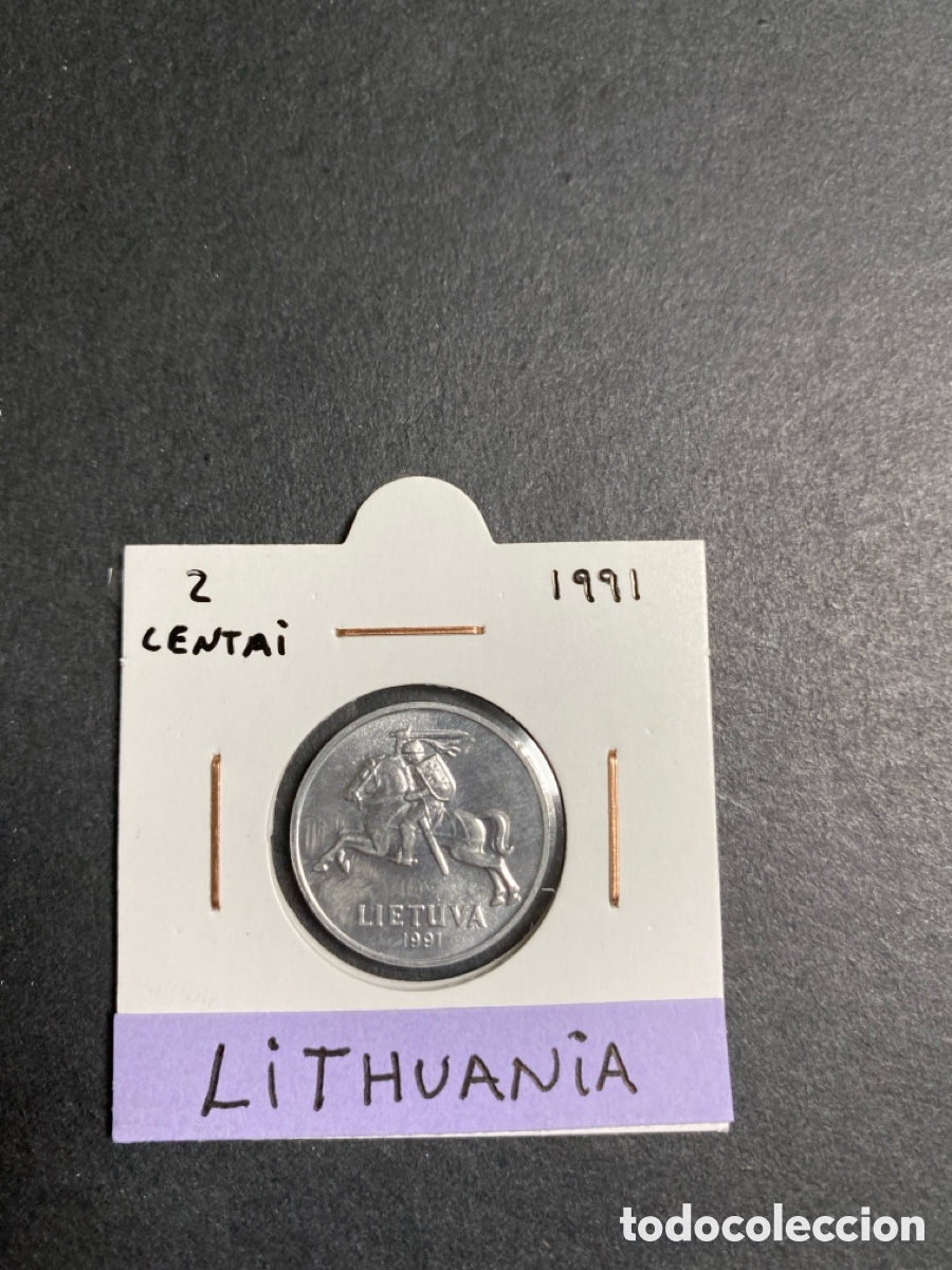 Monedas antiguas de Europa: Moneda de Lituania 2 centai - Foto 1